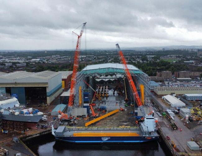 Global Crane Services and Global Wind Projects Collaborate for Iconic Kone Goliath Crane Installation in Glasgow